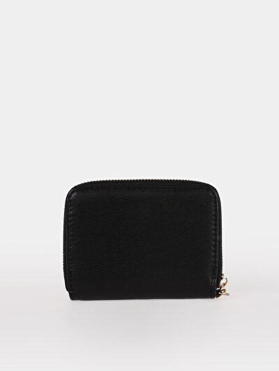 Image de Portefeuille Noir Modern Fit Femme