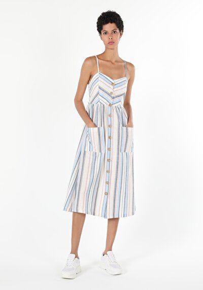 Image de Robe Multicolou Slim Fit    Femme