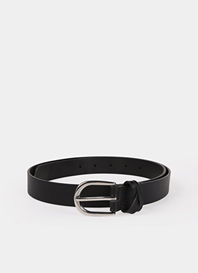 Image de Ceinture Noir Modern Fit Femme