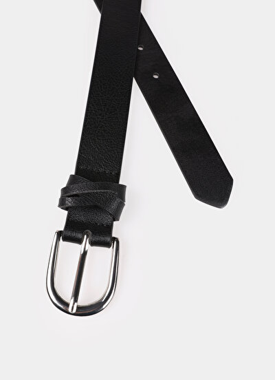 Afficher les détails de Ceinture Noir Modern Fit Femme