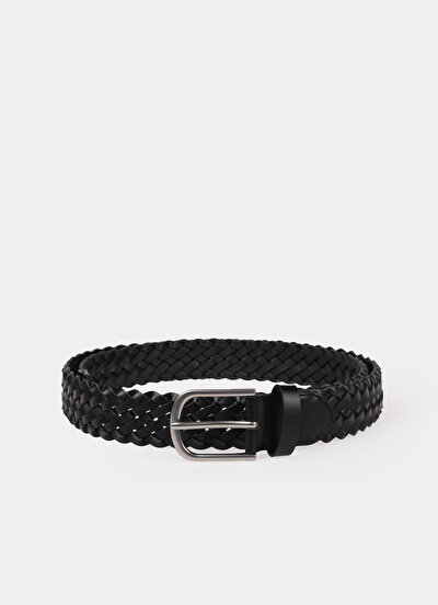 Image de Ceinture Noir Modern Fit Homme