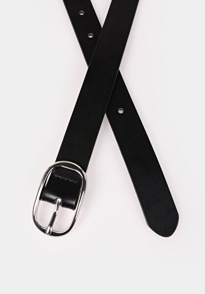 Image de Ceinture Noir Modern Fit Femme