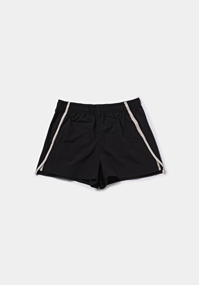 Image de Short Noir Regular Fit Femme
