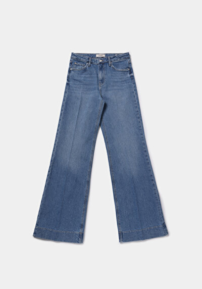 Afficher les détails de 793 Marissa Pantalon    En Jean Regular Fit Femme