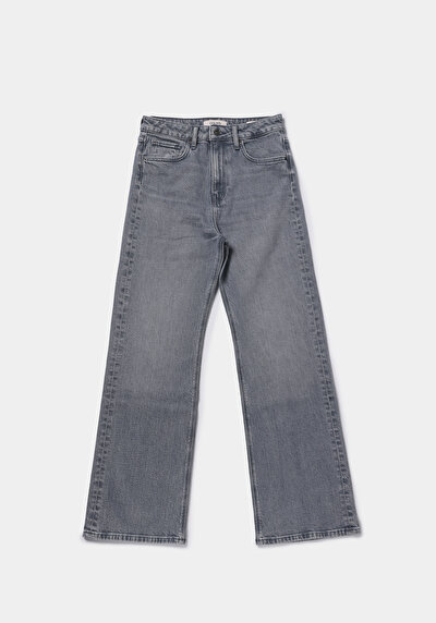 Afficher les détails de 900 Laris Pantalon    En Jean Straight Fit Femme