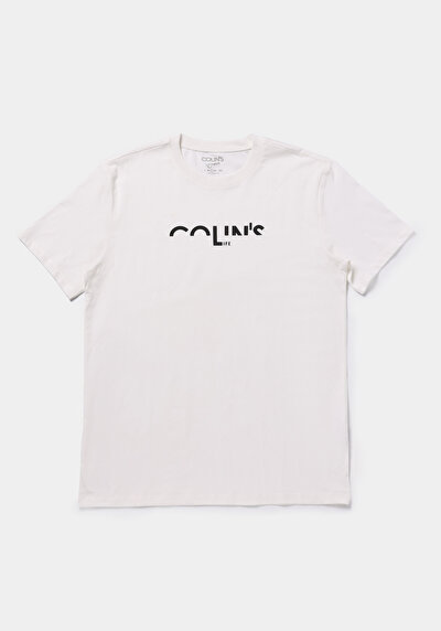 Image de T-shirt À Manches Courtes Blanc Regular Fit Droit Homme