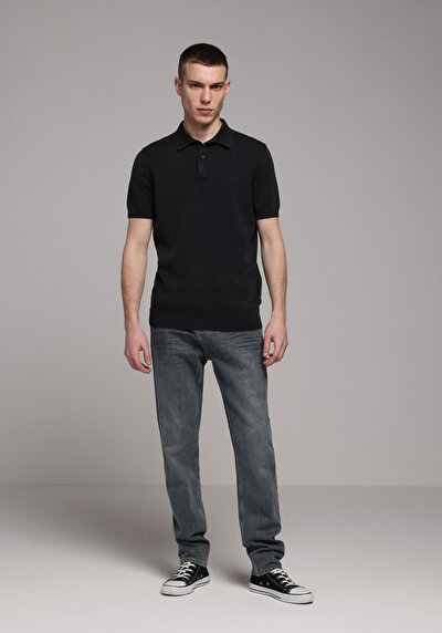 Image de Tricot Anthracite Regular Fit  Homme