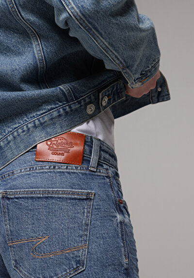 Afficher les détails de 041 Danny Pantalon    En Jean Slim Fit Homme