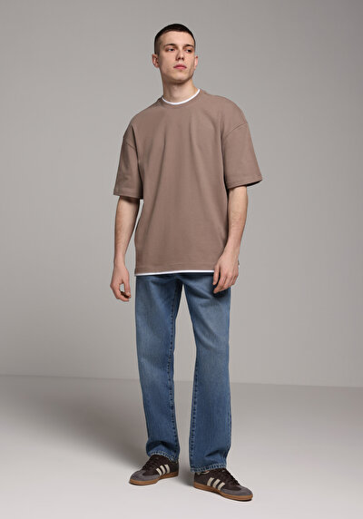 Image de 056 Ivan Pantalon En Jean Loose Relaxed Fit Homme