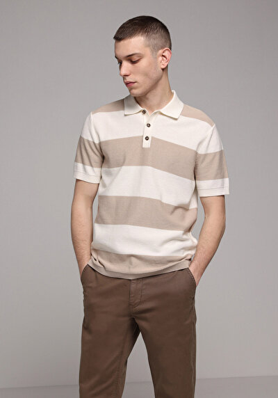 Image de Tricot Beige Regular Fit Homme