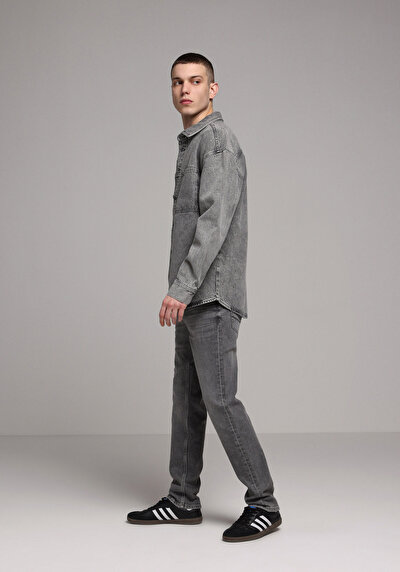 Image de 044 Karl Pantalon En Jean Straight Fit Homme
