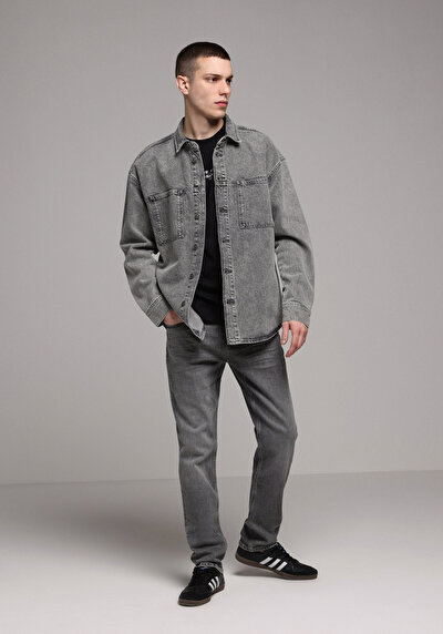 Image de 044 Karl Pantalon En Jean Straight Fit Homme