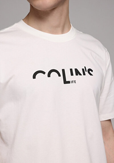 Image de T-shirt À Manches Courtes Blanc Regular Fit Droit Homme