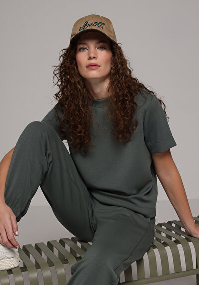 Image de Manches Courtes Vert Regular Fit Femme