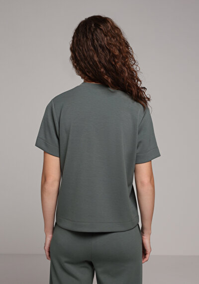 Image de Manches Courtes Vert Regular Fit Femme