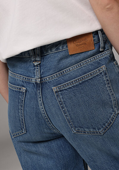 Afficher les détails de 978 Edna Pantalon  Wide Leg Low Rise En Jean Loose Fit Femme