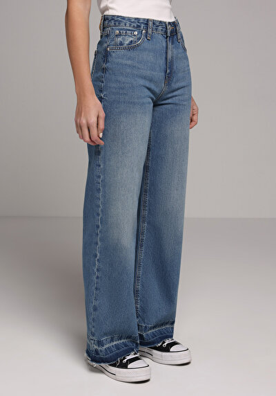 Image de 970 Berry Pantalon En Jean Regular Fit Femme