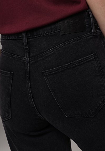 Afficher les détails de 970 Berry Pantalon  Wide Leg High Rise En Jean Regular Fit Femme