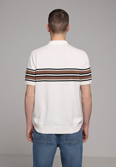 Image de Tricot Blanc Regular Fit Homme