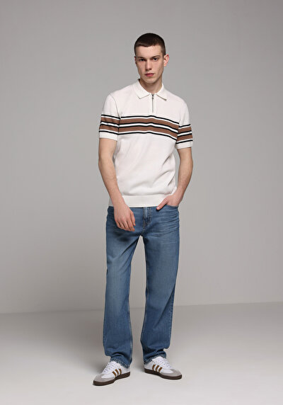 Image de Tricot Blanc Regular Fit Homme