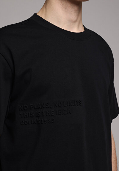 Image de T-shirt À Manches Courtes Anthracite Oversize Fit Droit Homme