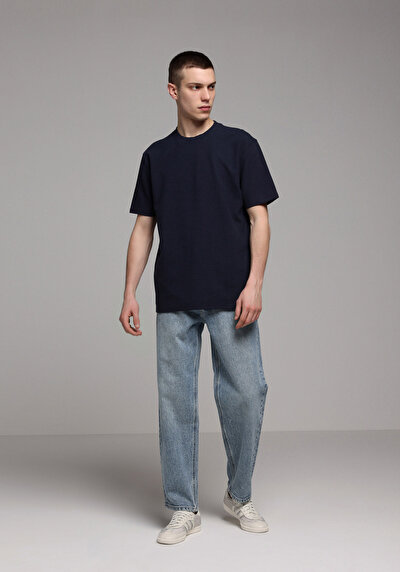 Afficher les détails de T-shirt À Manches Courtes Marine Comfort Fit Droit Homme