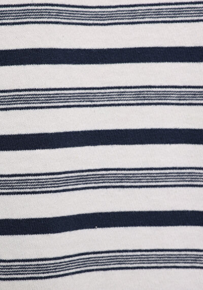 Image de T-shirt À Manches Courtes Marine Comfort Fit Rayé Homme