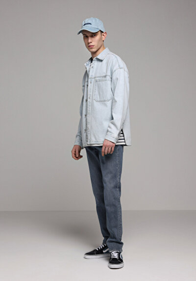 Image de 044 Karl Pantalon En Jean Straight Fit Homme