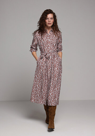 Image de Robe Marron Regular Fit Femme