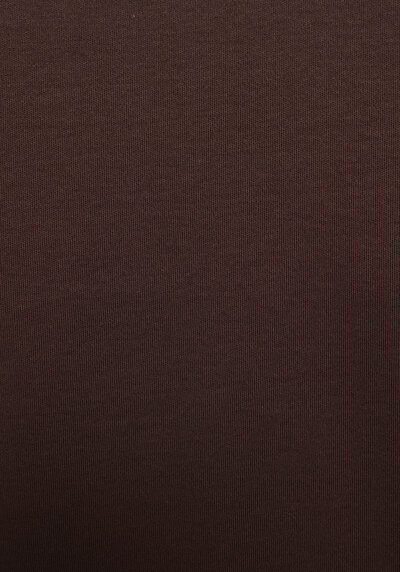 Afficher les détails de T-shirt À Manches Courtes Marron Boxy Fit Droit Femme
