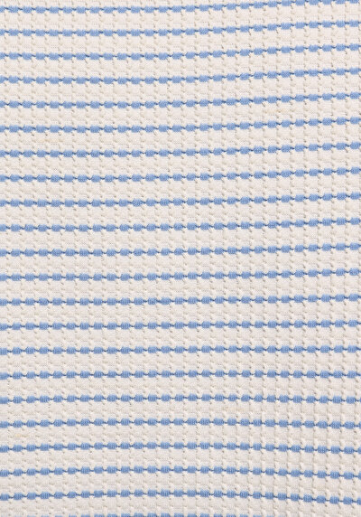 Afficher les détails de T-shirt À Manches Courtes Bleu Slim Fit Rayé Femme