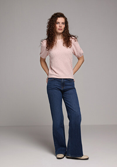 Image de Tricoter Rose Regular Fit Femme