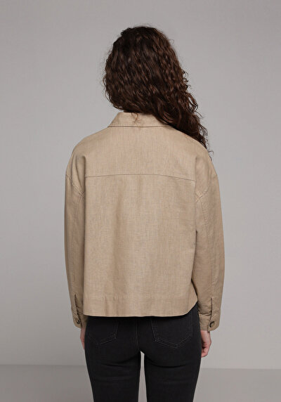 Image de Manches Longues Beige Regular Fit Femme