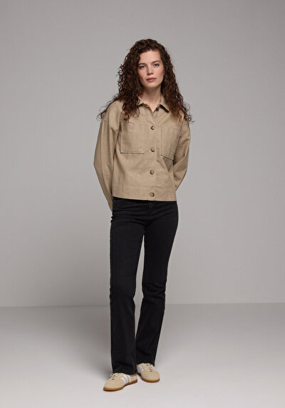 Image de Manches Longues Beige Regular Fit Femme