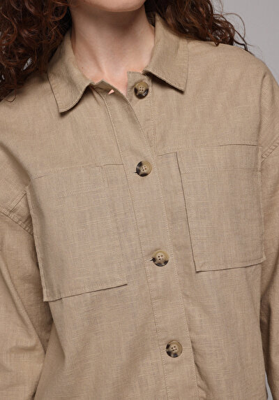 Image de Manches Longues Beige Regular Fit Femme