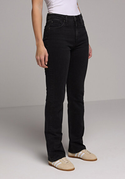 Image de 792 Mila Pantalon Straight Leg Medium Rise En Jean Straight Fit Femme