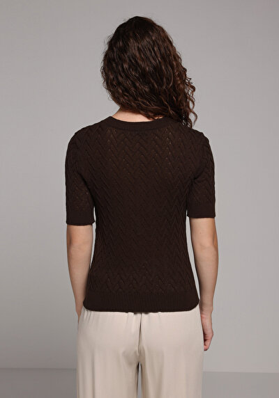 Image de Tricot Marron Slim Fit  Femme