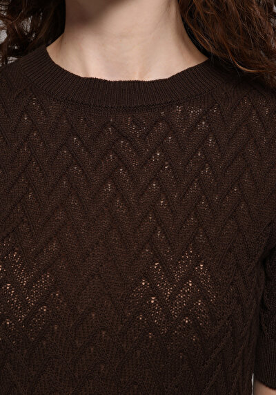 Image de Tricot Marron Slim Fit  Femme