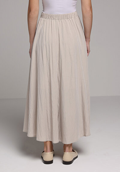 Image de Jupe Blanc  Droit Uni Maxi Femme