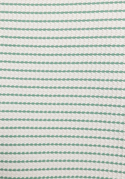 Afficher les détails de T-shirt À Manches Courtes Vert Slim Fit Rayé Femme