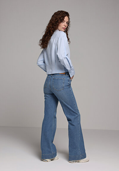 Image de 793 Marissa Pantalon En Jean Regular Fit Femme