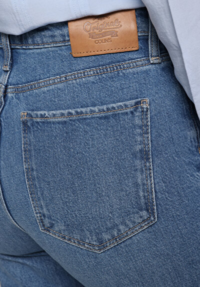 Afficher les détails de 793 Marissa Pantalon    En Jean Regular Fit Femme