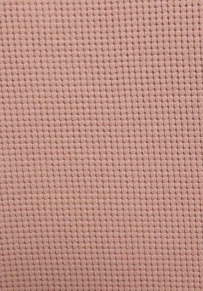 Afficher les détails de Rose Regular Fit  Droit Gaufré Femme
