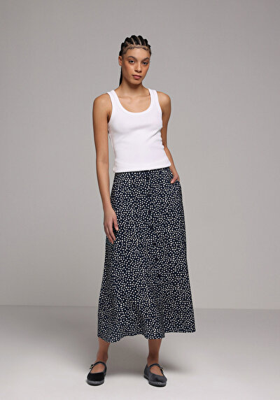 Image de Jupe Marine   Uni Maxi Femme