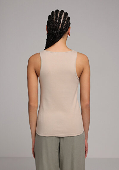 Image de Athlète Beige Slim Fit Femme
