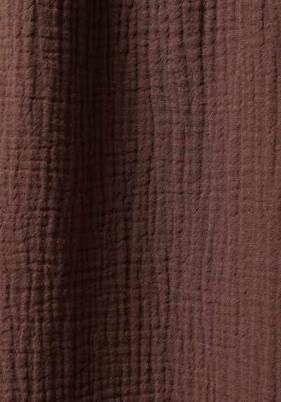 Afficher les détails de Jupe Marron  Droit Mousseline Maxi Femme
