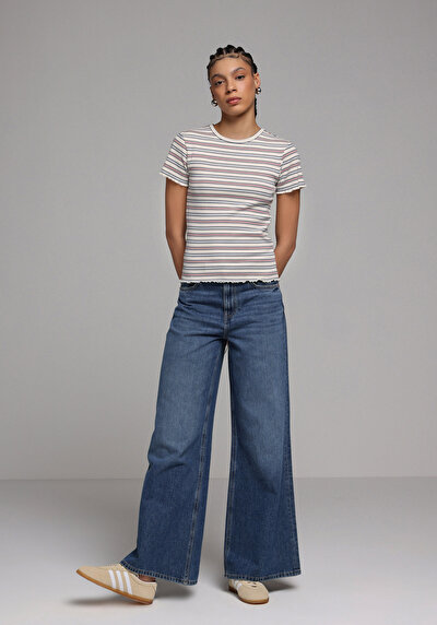 Image de 979 Ellie Pantalon En Jean Loose Fit Femme