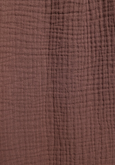 Afficher les détails de Chemise À Manches Courtes Marron Droit Fashion Fit Femme