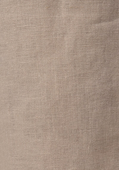 Afficher les détails de Pantalon Beige Straight Leg High Rise En Uni Regular Fit Femme