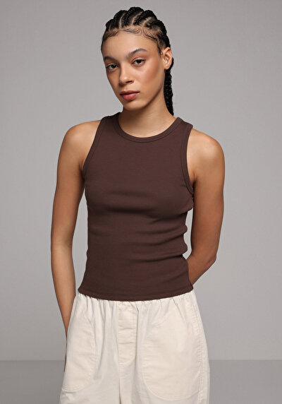 Image de Athlète Marron Slim Fit Femme